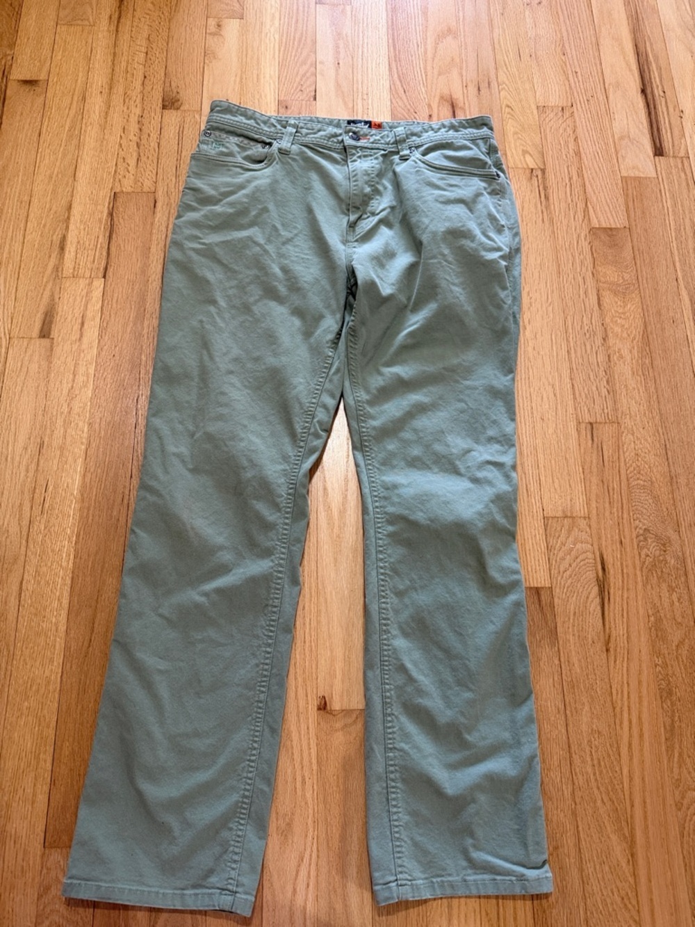 Howler Bros Green Cotton Chino Pant Sz 32x32